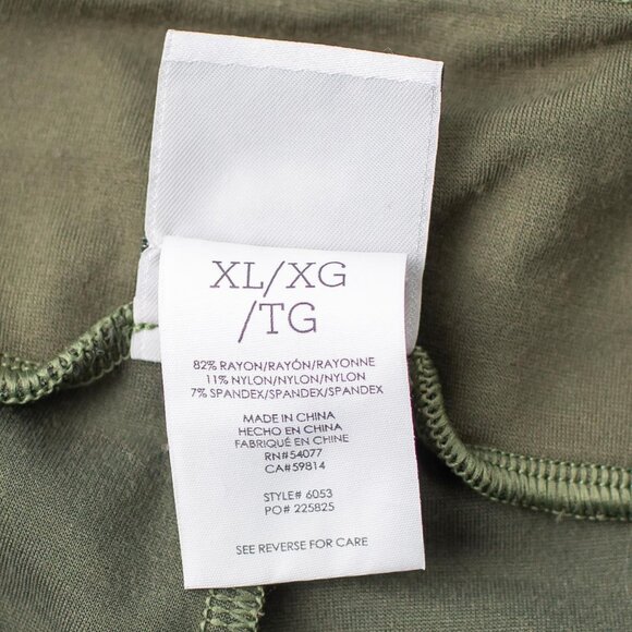 Cabi Marathon Leggings Women's XL Green Camouflage Print - Picture 5 of 8